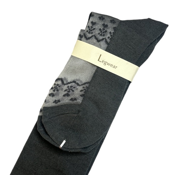 Accessories - Gray Sheer Socks